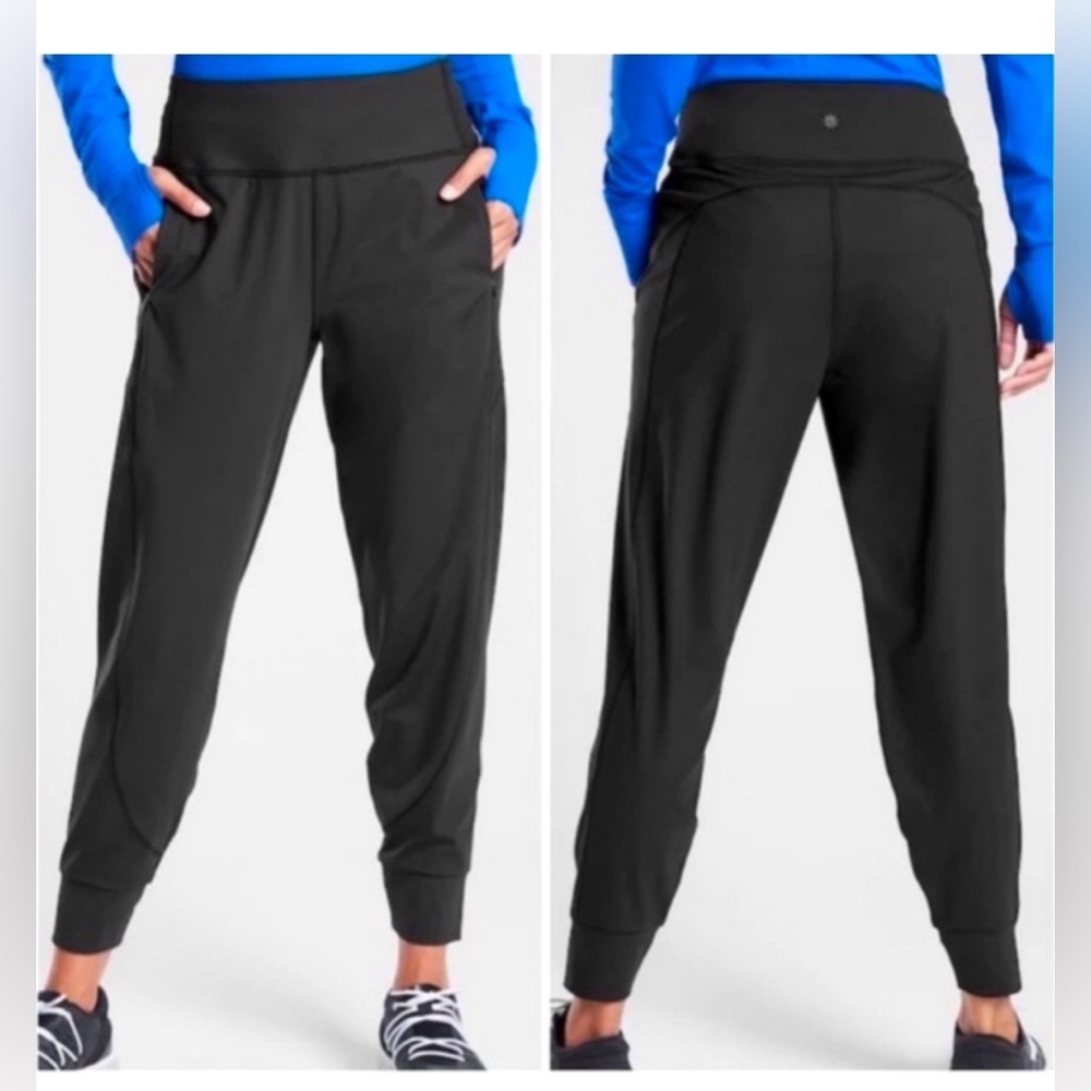 Athleta Black Distance Joggers SizeXL